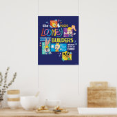 BUGS BUNNY BUILDERS™| The Looney Builders Collage Poster (Küche)