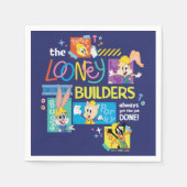 BUGS BUNNY BUILDERS™| The Looney Builders Collage Serviette (Vorderseite)
