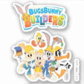 BUGS BUNNY BUILDERS™| The Looney Builders Group Aufkleber (Vorderseite)