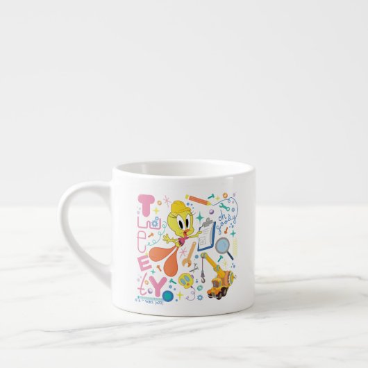 BUGS BUNNY BUILDERS™| TWEETY™-Arbeitstools Espressotasse (Links)