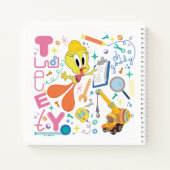 BUGS BUNNY BUILDERS™| TWEETY™-Arbeitstools Notizblock (Rückseite)