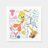 BUGS BUNNY BUILDERS™| TWEETY™-Arbeitstools Serviette (Vorderseite)