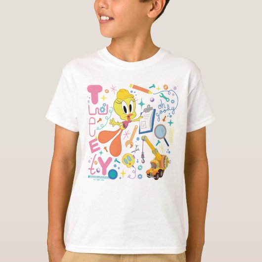 BUGS BUNNY BUILDERS™| TWEETY™-Arbeitstools T-Shirt (Vorderseite)
