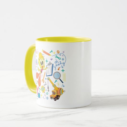BUGS BUNNY BUILDERS™| TWEETY™-Arbeitstools Tasse (Vorderseite Links)