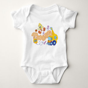 BUGS BUNNY BUILDERS™  TWEETY™ Sketch Art Baby Strampler