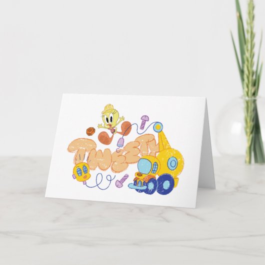 BUGS BUNNY BUILDERS™| TWEETY™ Sketch Art Karte (Vorderseite)