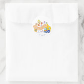 BUGS BUNNY BUILDERS™| TWEETY™ Sketch Art Runder Aufkleber (Tasche)