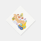 BUGS BUNNY BUILDERS™| TWEETY™ Sketch Art Serviette (Ecke)