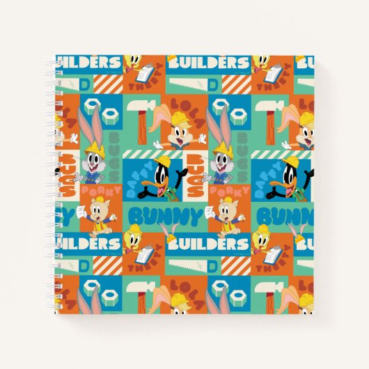 BUGS BUNNY BUILDERS™| Zeichenrastermuster Notizblock (Vorderseite)