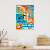 BUGS BUNNY BUILDERS™| Zeichenrastermuster Poster (Küche)