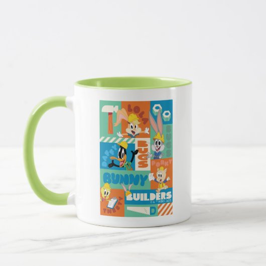 BUGS BUNNY BUILDERS™| Zeichenrastermuster Tasse (Links)
