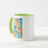 BUGS BUNNY BUILDERS™| Zeichenrastermuster Tasse (Vorderseite Links)