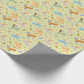 BUGS BUNNY BUILDERS™| Zeichenskizzenmuster Geschenkpapier (Ecke)