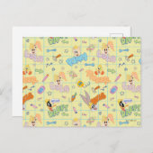 BUGS BUNNY BUILDERS™| Zeichenskizzenmuster Postkarte (Vorne/Hinten)