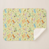 BUGS BUNNY BUILDERS™| Zeichenskizzenmuster Sherpadecke (Vorderseite (Horizontal))