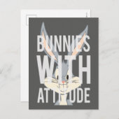 BUGS BUNNY™ Bunnies mit Einstellung Postkarte (Vorne/Hinten)