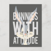 BUGS BUNNY™ Bunnies mit Einstellung Postkarte (Vorderseite)