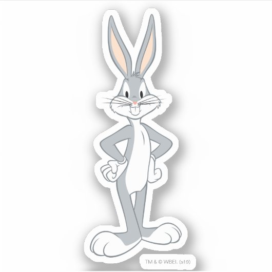 BUGS BUNNY™ | Bunny Stare Aufkleber (Vorderseite)