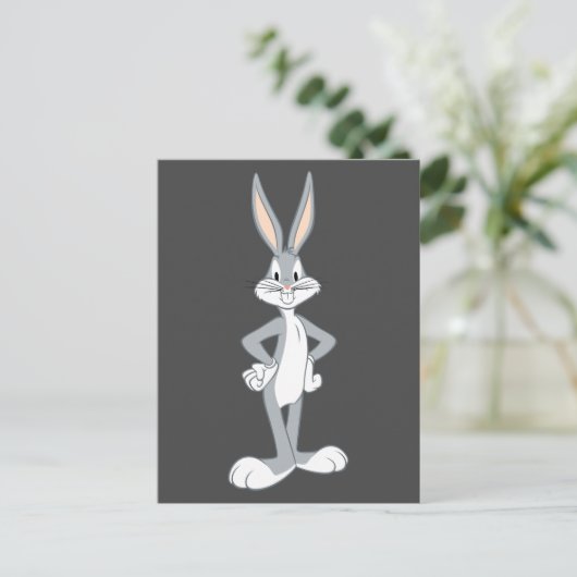 BUGS BUNNY™ | Bunny Stare Postkarte (Stehend Vorderseite)