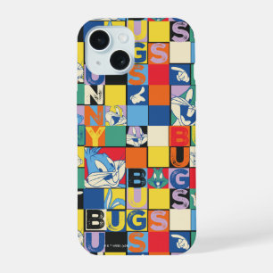BUGS BUNNY™ Bunter Name und Gesicht-Checker iPhone 15 Hülle
