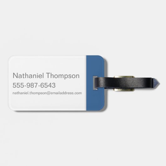 BUGS BUNNY™ & DAFFY DUCK™ Bereit für die Jagdsaiso Gepäckanhänger (Rückseite horizontal)