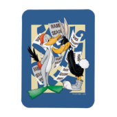BUGS BUNNY™ & DAFFY DUCK™ Bereit für die Jagdsaiso Magnet (Vertikal)