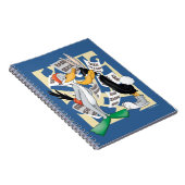 BUGS BUNNY™ & DAFFY DUCK™ Bereit für die Jagdsaiso Notizblock (Rechte Seite)