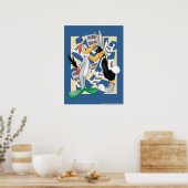 BUGS BUNNY™ & DAFFY DUCK™ Bereit für die Jagdsaiso Poster (Küche)