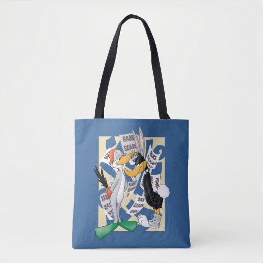 BUGS BUNNY™ & DAFFY DUCK™ Bereit für die Jagdsaiso Tasche (Vorderseite)