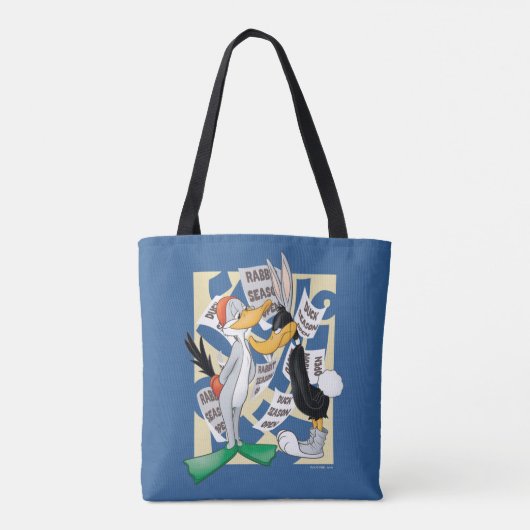BUGS BUNNY™ & DAFFY DUCK™ Bereit für die Jagdsaiso Tasche (Rückseite)