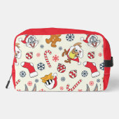 BUGS BUNNY™, DAFFY DUCK™ & Lola Christmas Pattern Waschbeutel (Rückseite)