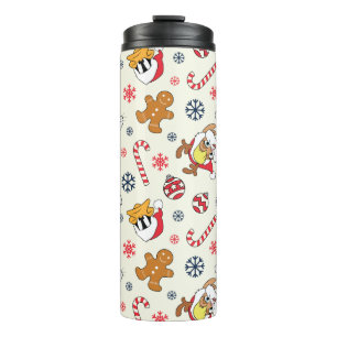 BUGS BUNNY™, DAFFY DUCK™ & Lola Weihnachtsmuster Thermosbecher