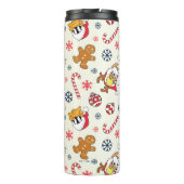 BUGS BUNNY™, DAFFY DUCK™ & Lola Weihnachtsmuster Thermosbecher (Rückseite)
