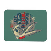 BUGS BUNNY™ - Der Grund ist eine unsichere Liste Magnet (Horizontal)