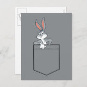 BUGS BUNNY™, die in Pocket ausgetauscht werden Postkarte (Vorne/Hinten)