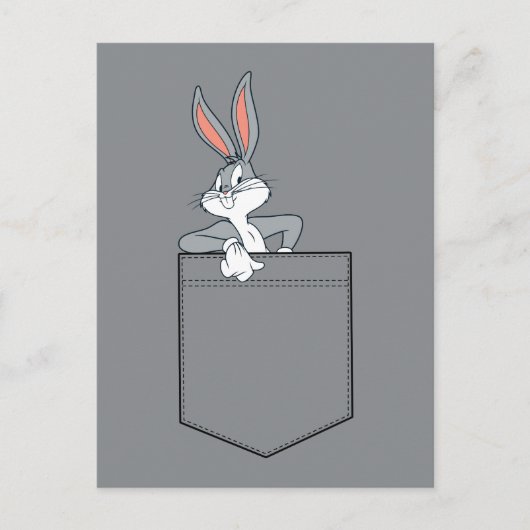 BUGS BUNNY™, die in Pocket ausgetauscht werden Postkarte (Vorderseite)