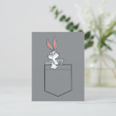 BUGS BUNNY™, die in Pocket ausgetauscht werden Postkarte (Stehend Vorderseite)