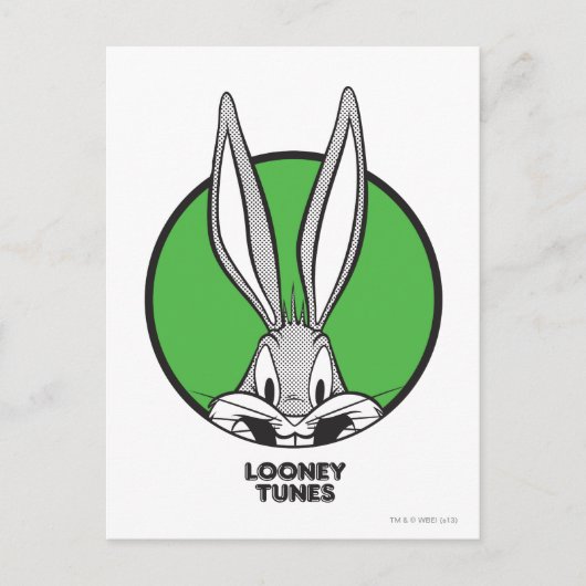 BUGS BUNNY™ Dotty-Symbol Postkarte (Vorderseite)