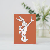 BUGS BUNNY™ Eating Carrot Postkarte (Stehend Vorderseite)