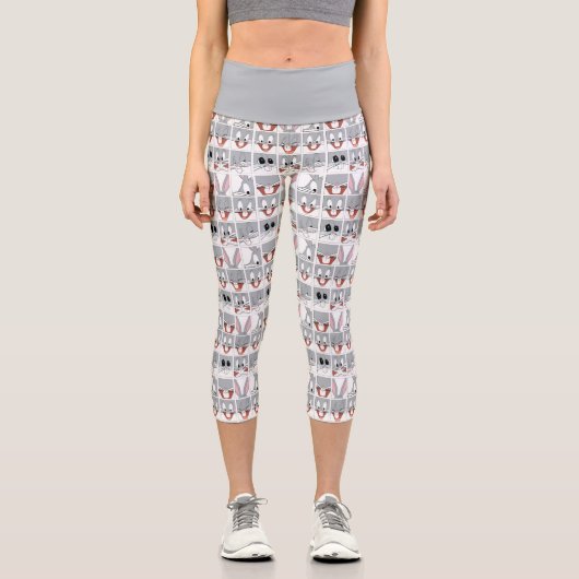 BUGS BUNNY™ Expression Blocks Capri Leggings (Vorderseite)