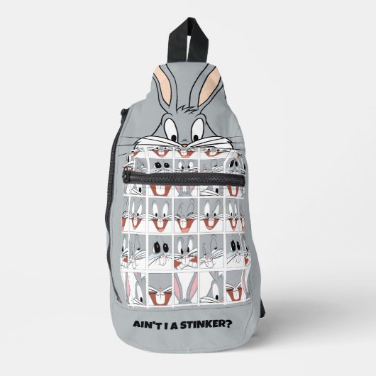 BUGS BUNNY™ Expression Blocks Crossbody Bag (Vorderseite)