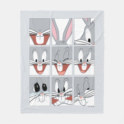 BUGS BUNNY™ Expression Blocks Fleecedecke (Vorderseite)