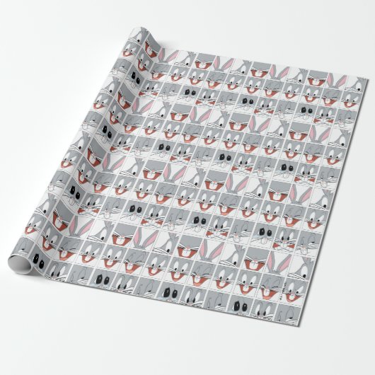 BUGS BUNNY™ Expression Blocks Geschenkpapier (Ungerollt)