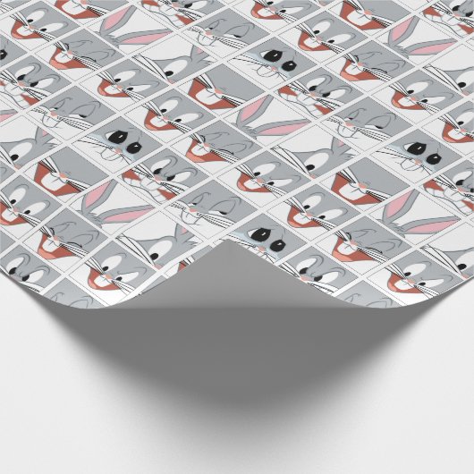 BUGS BUNNY™ Expression Blocks Geschenkpapier (Ecke)