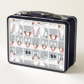 BUGS BUNNY™ Expression Blocks Metall Brotdose (Rückseite)