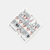 BUGS BUNNY™ Expression Blocks Serviette (Ecke)