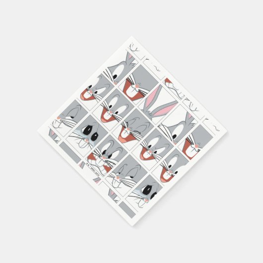 BUGS BUNNY™ Expression Blocks Serviette (Ecke)