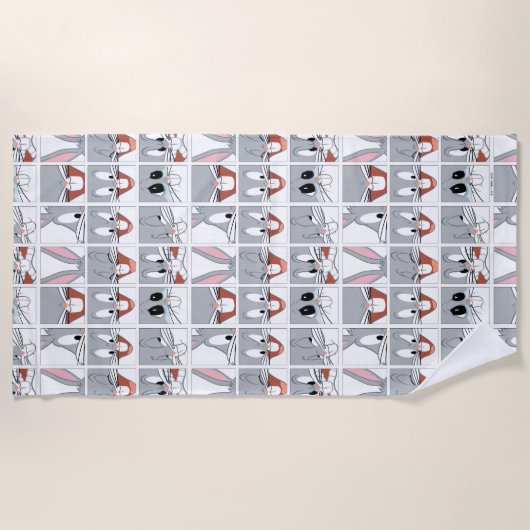 BUGS BUNNY™ Expression Blocks Strandtuch (Vorderseite)