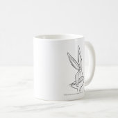 BUGS BUNNY™ Expression Sketch Kaffeetasse (VorderseiteRechts)