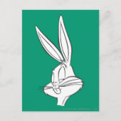 BUGS BUNNY™ Expression Sketch Postkarte (Vorderseite)
